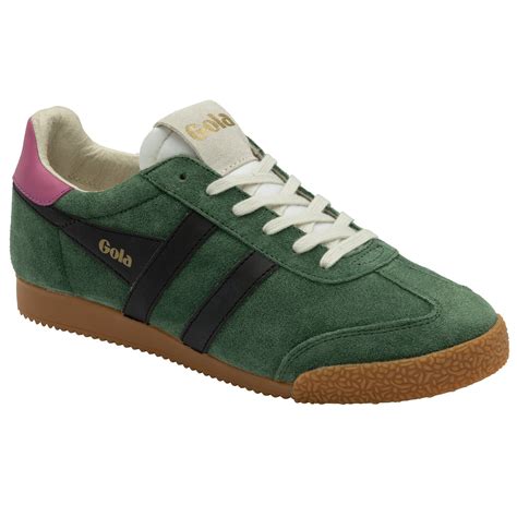 gola sneakers green with pink.